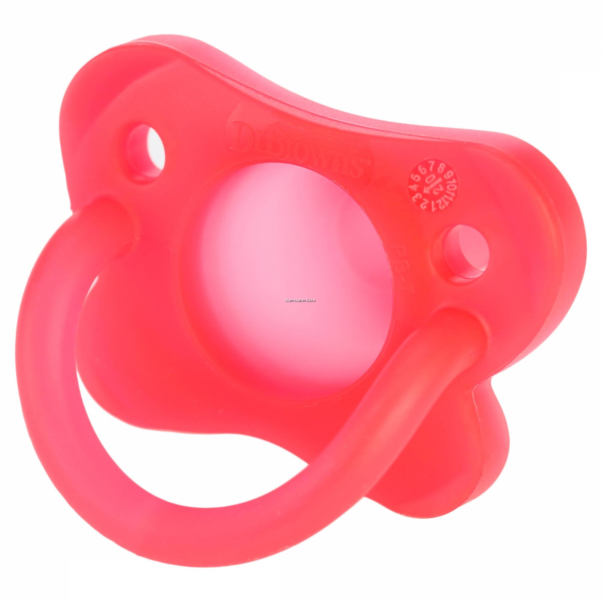Dr. Brown's Happy Paci Silicone Two-Piece Soother, 0-6m - Pink