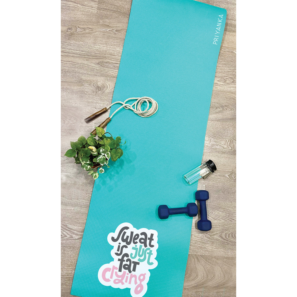 Own It Yoga Mat - Sweat Is Just Fat Crying