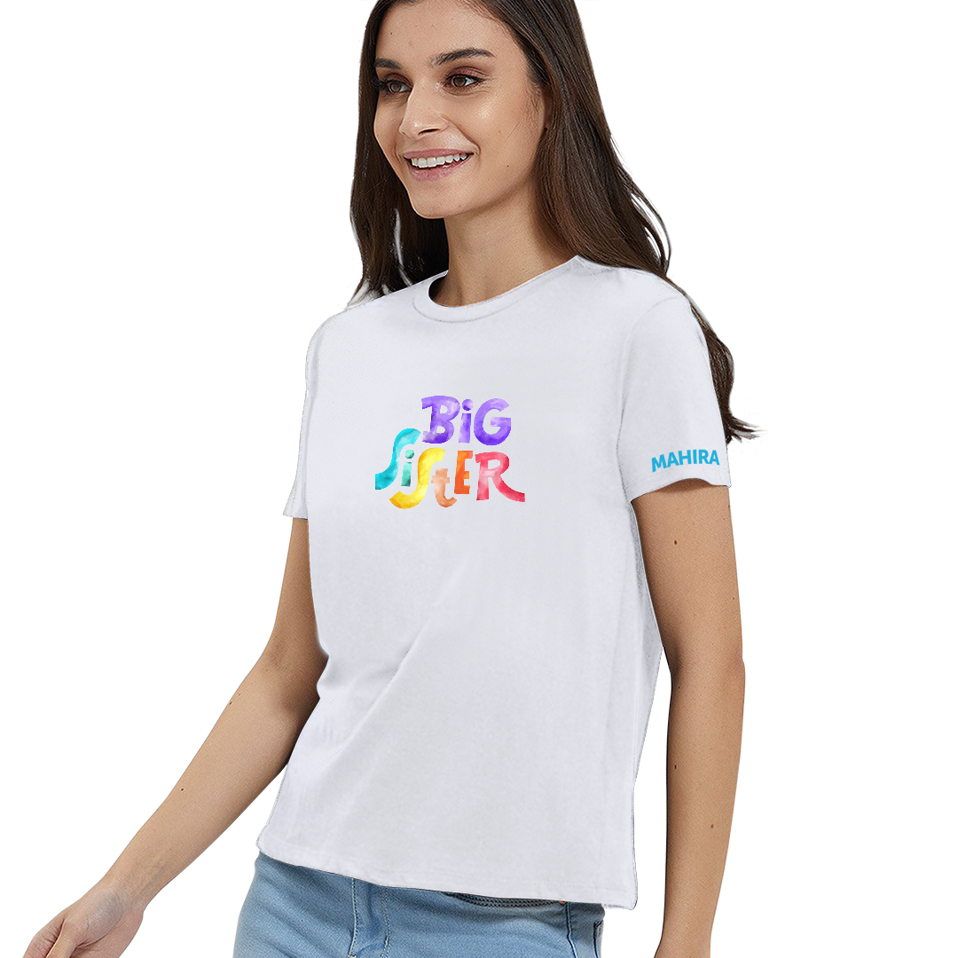 Happy T-shirts - Sibling Series - Rainbow (Sister)