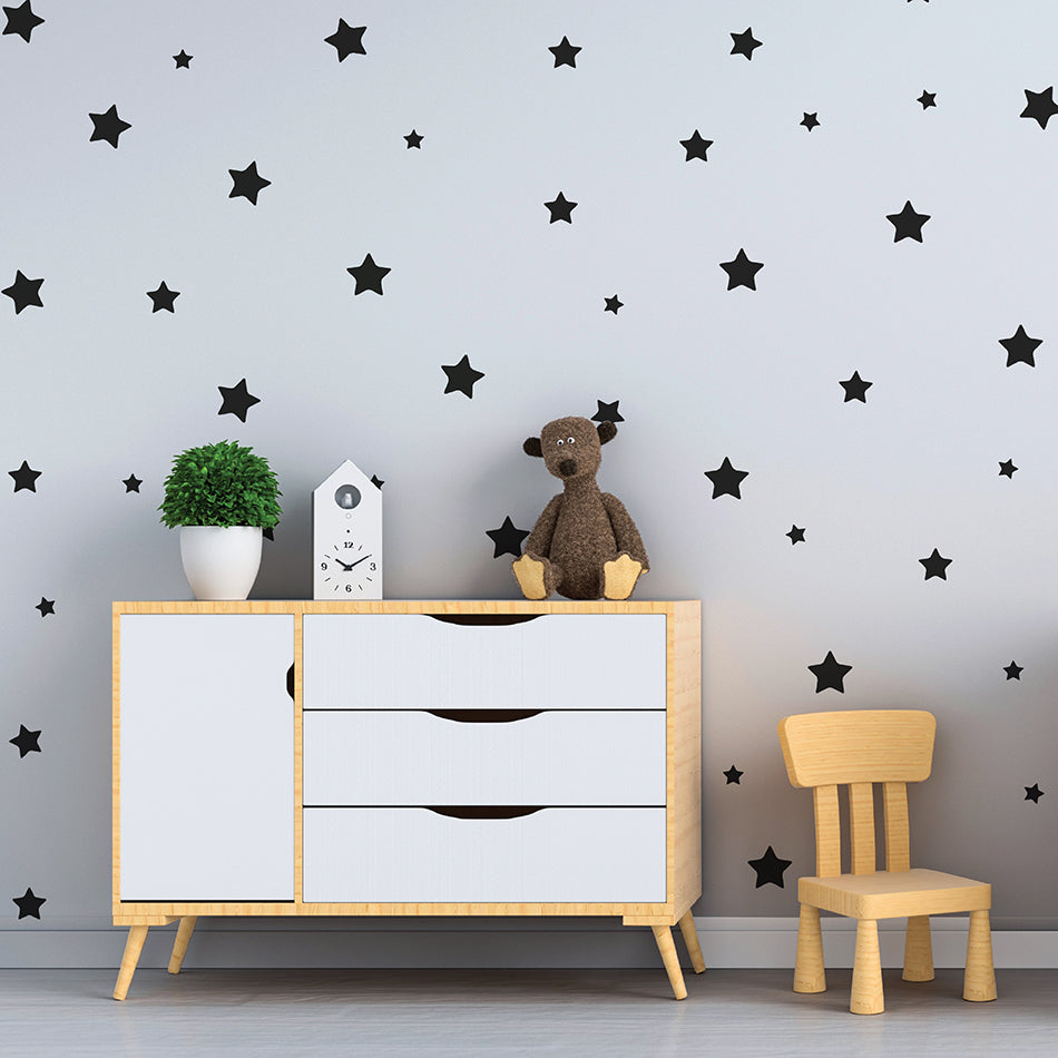Reusable Wall Decals - Starry Starry Wall