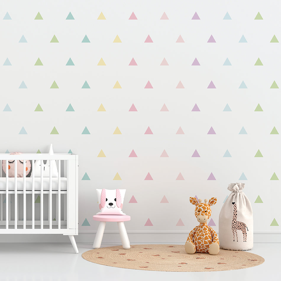 Reusable Wall Decals - Trippy Triangles