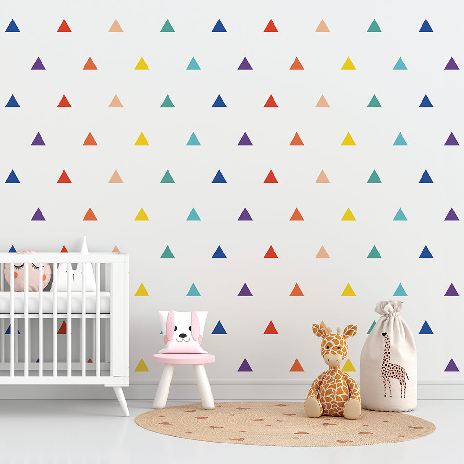 Reusable Wall Decals - Trippy Triangles