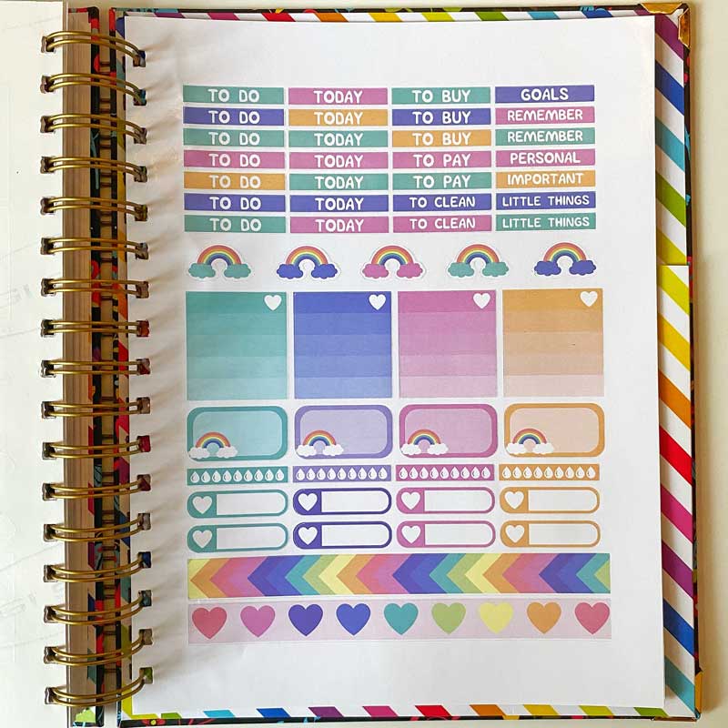 Ikat  Annual Planner - Undated