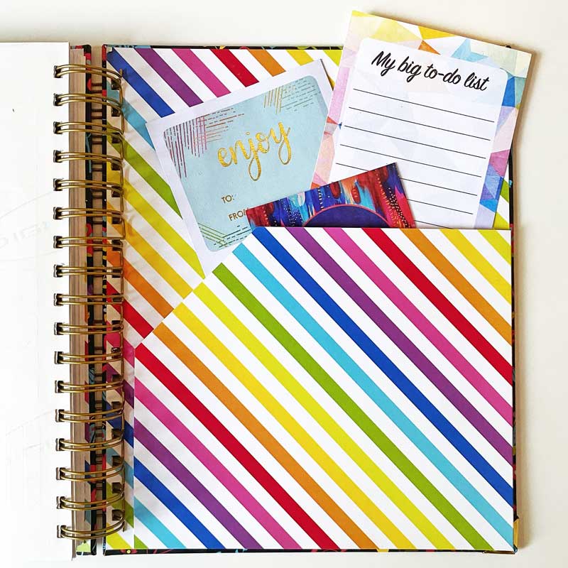 Personalised Blue Heritage Annual Planner