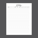 Personalised Embroidered Art Annual Planner - Undated