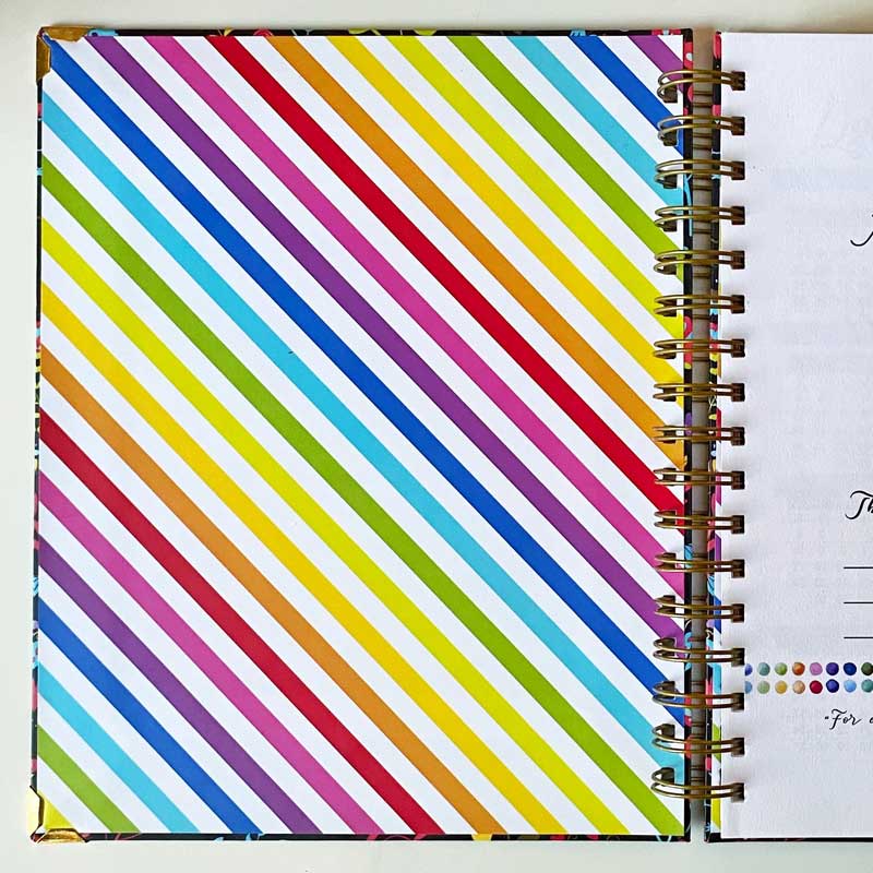 Personalised Love Triangles Annual Planner - Undated