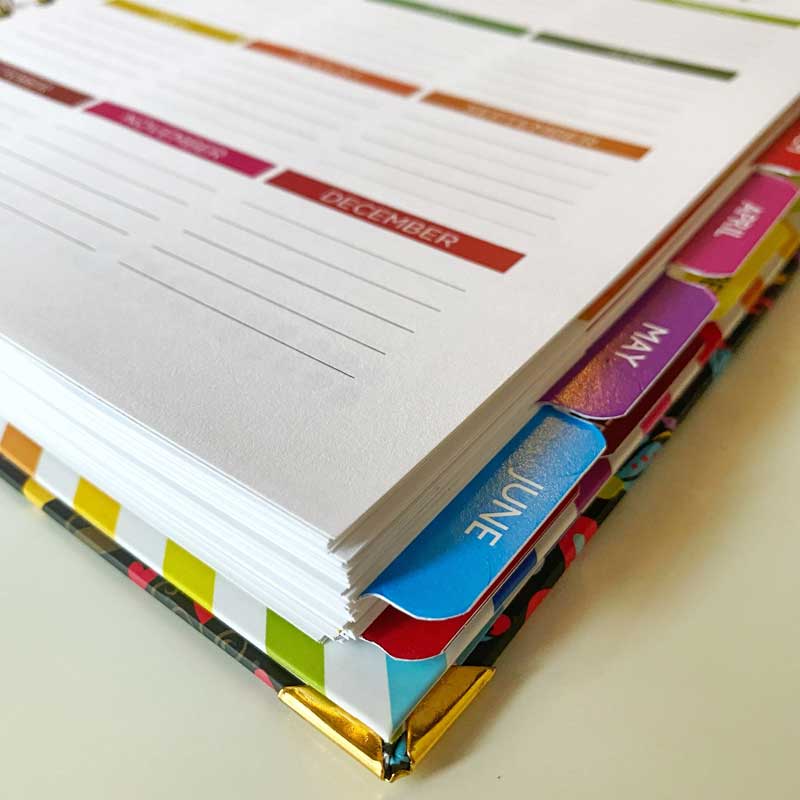 Ikat  Annual Planner - Undated