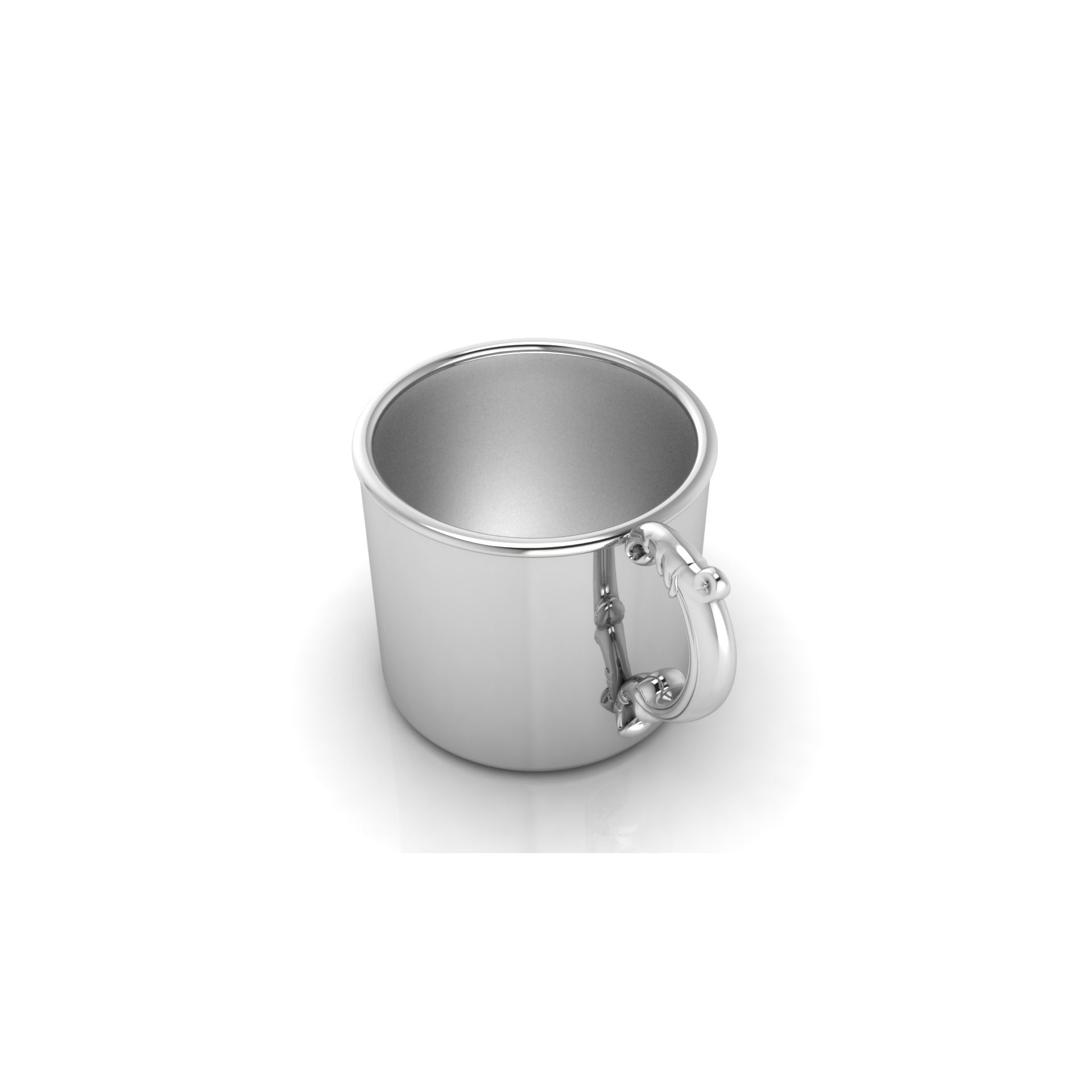 Sterling Silver Cup - Classic Cup with a Victorian Handle