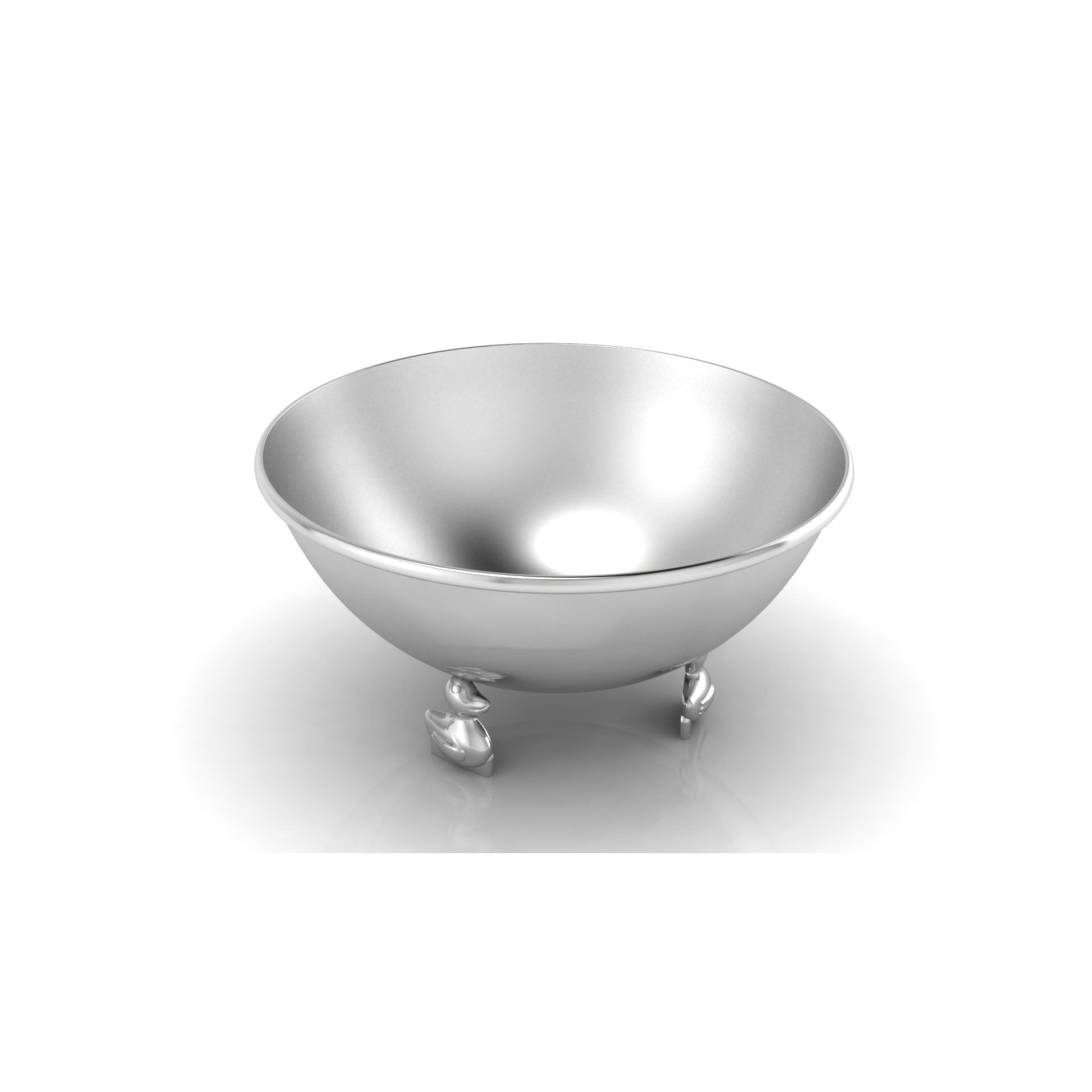Sterling Silver Bowl - Duck