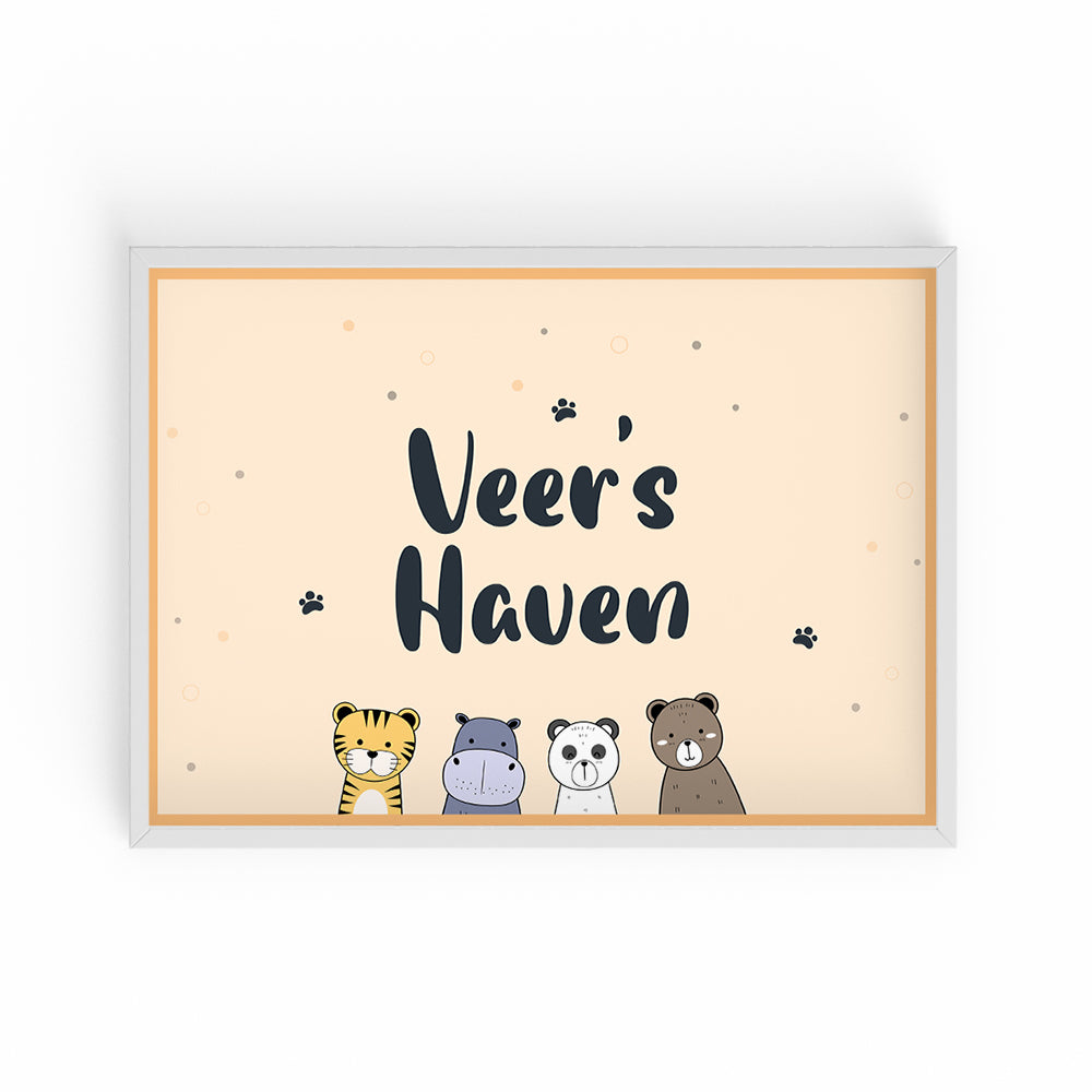 Doodle's Name Frame - My Haven (Style 2)