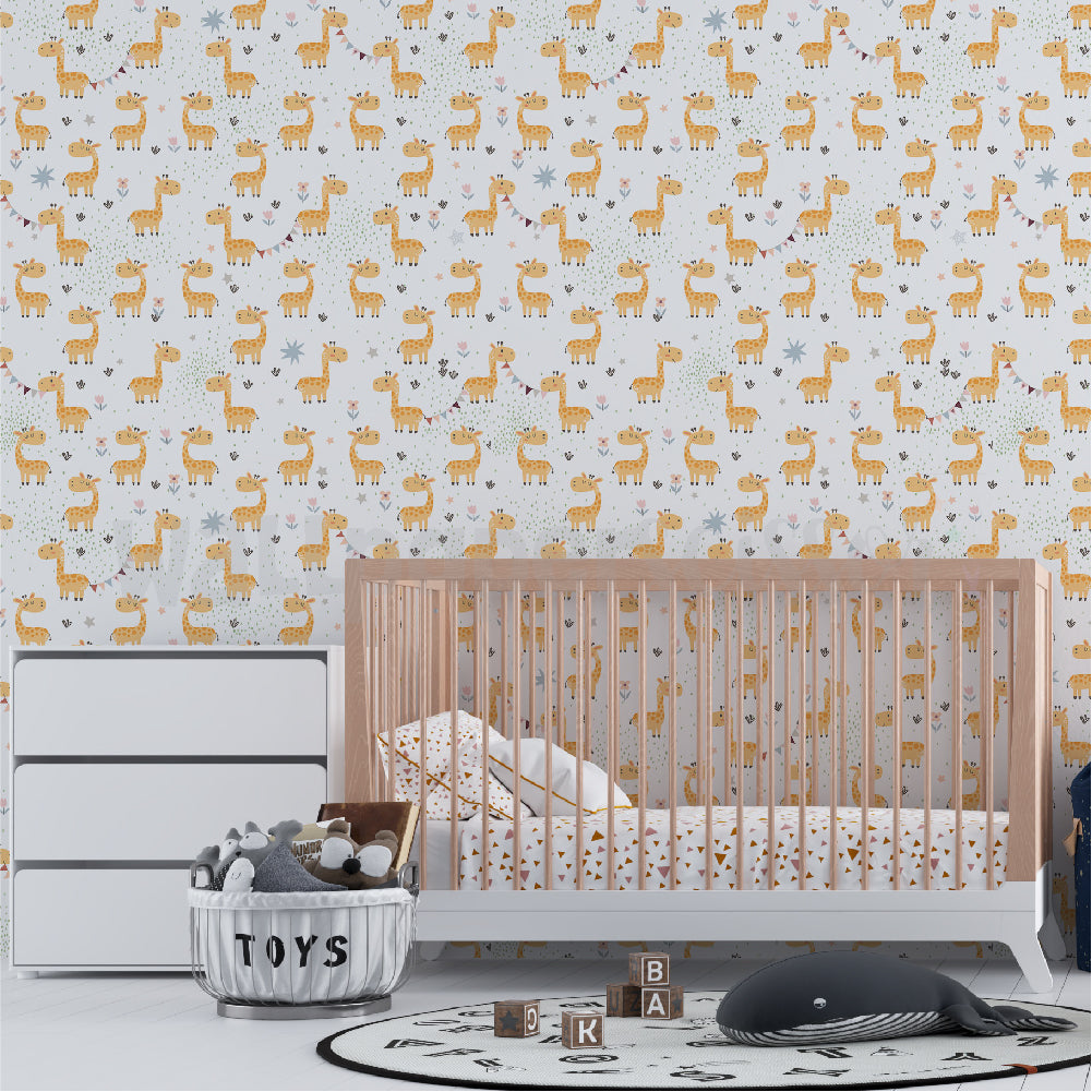 Wallpaper- A Giraffe Party