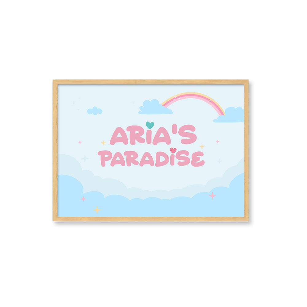 Doodle's Name Frame - My Paradise (Style 1)