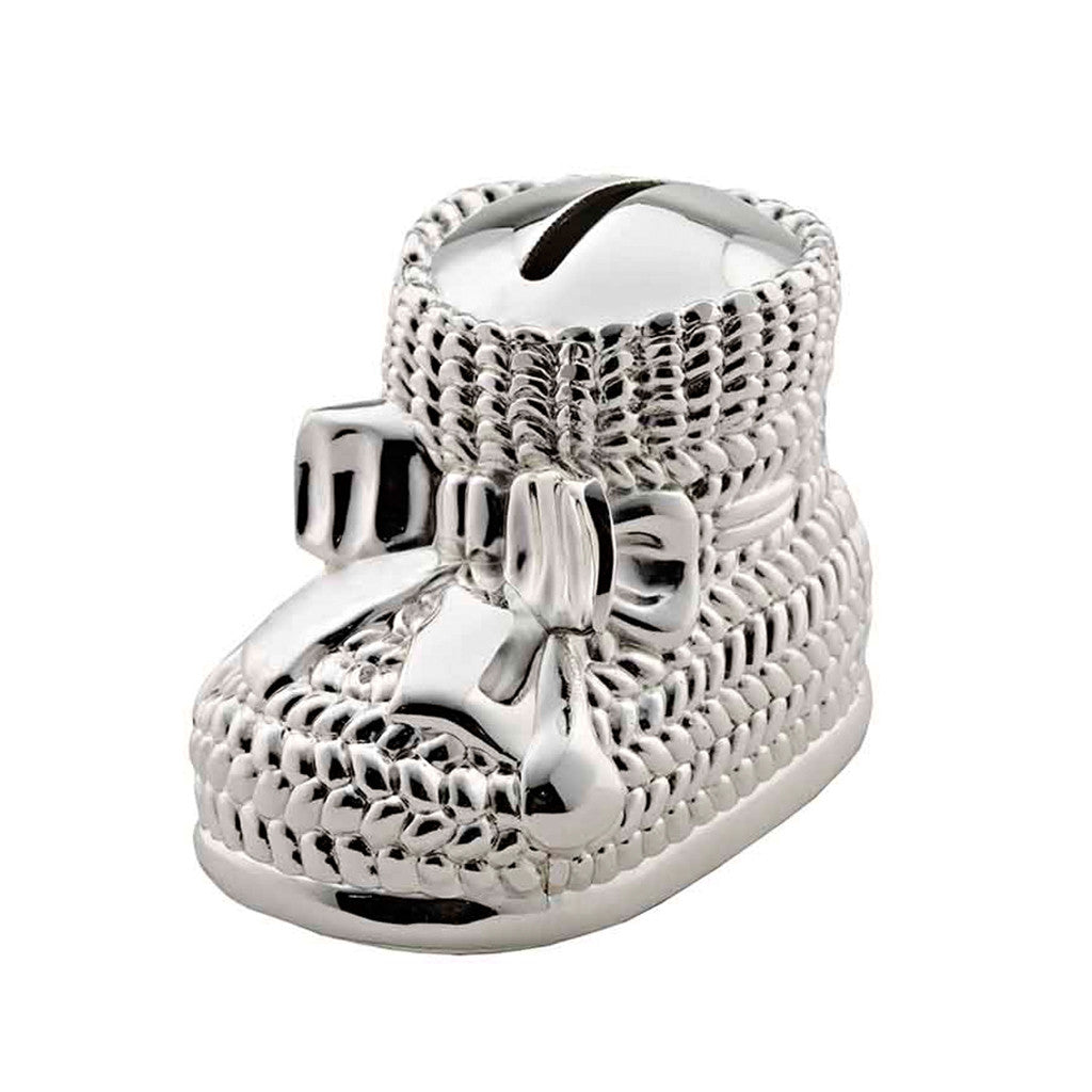 Frazer & Haws 92.5 Silver Plated Money box - Baby Shoe