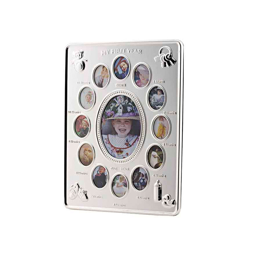 Frazer & Haws 92.5 Silver Plated Photo Frame - My First Year