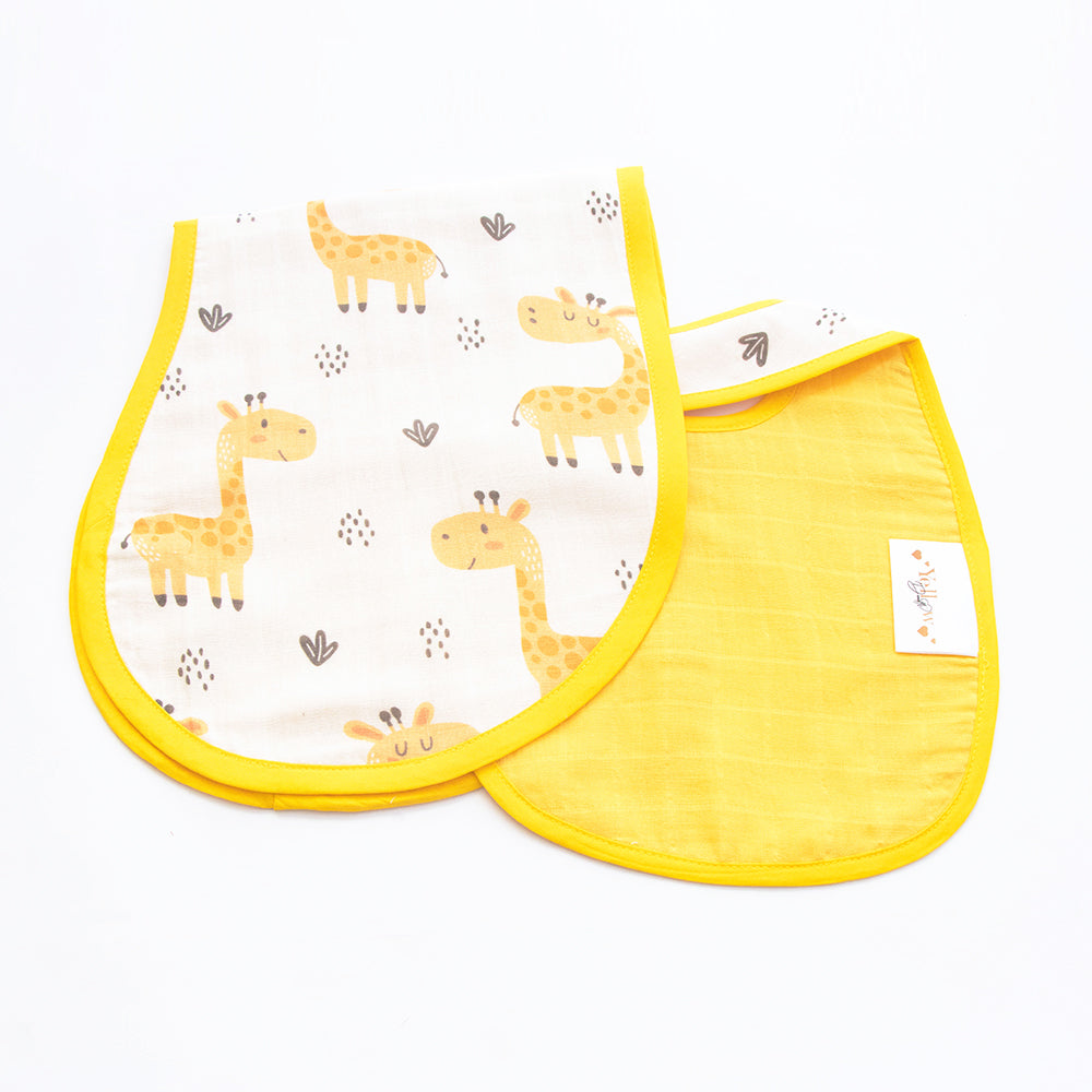 BABY GIRAFFE, MAGICAL RAINBOWS MUSLINS (Set of 6)