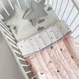The White Cradle Organic Cotton Baby Quilt - Butterfly