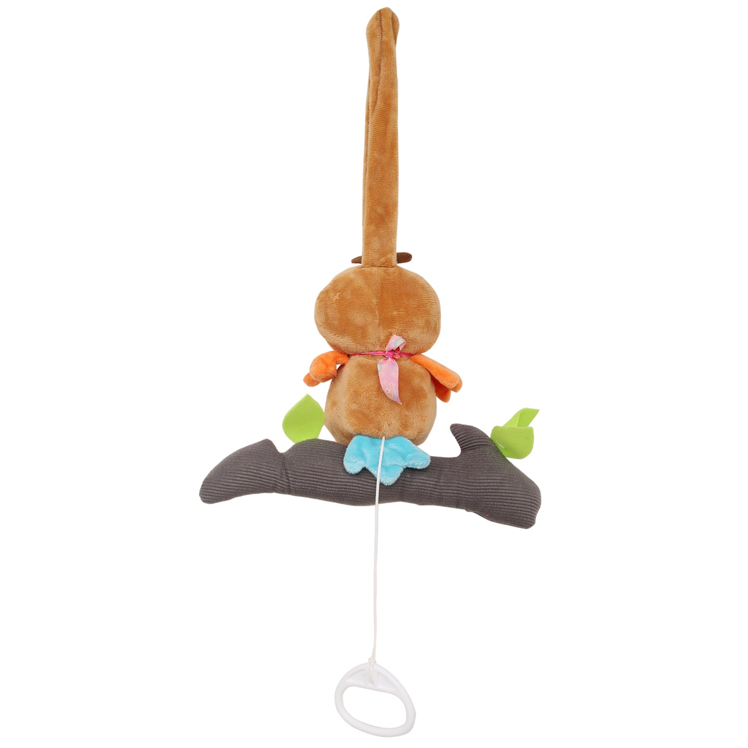 Baby Moo Bird Brown Hanging Pulling Toy