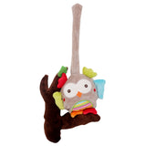 Baby Moo Owl Grey Hanging Pulling Toy