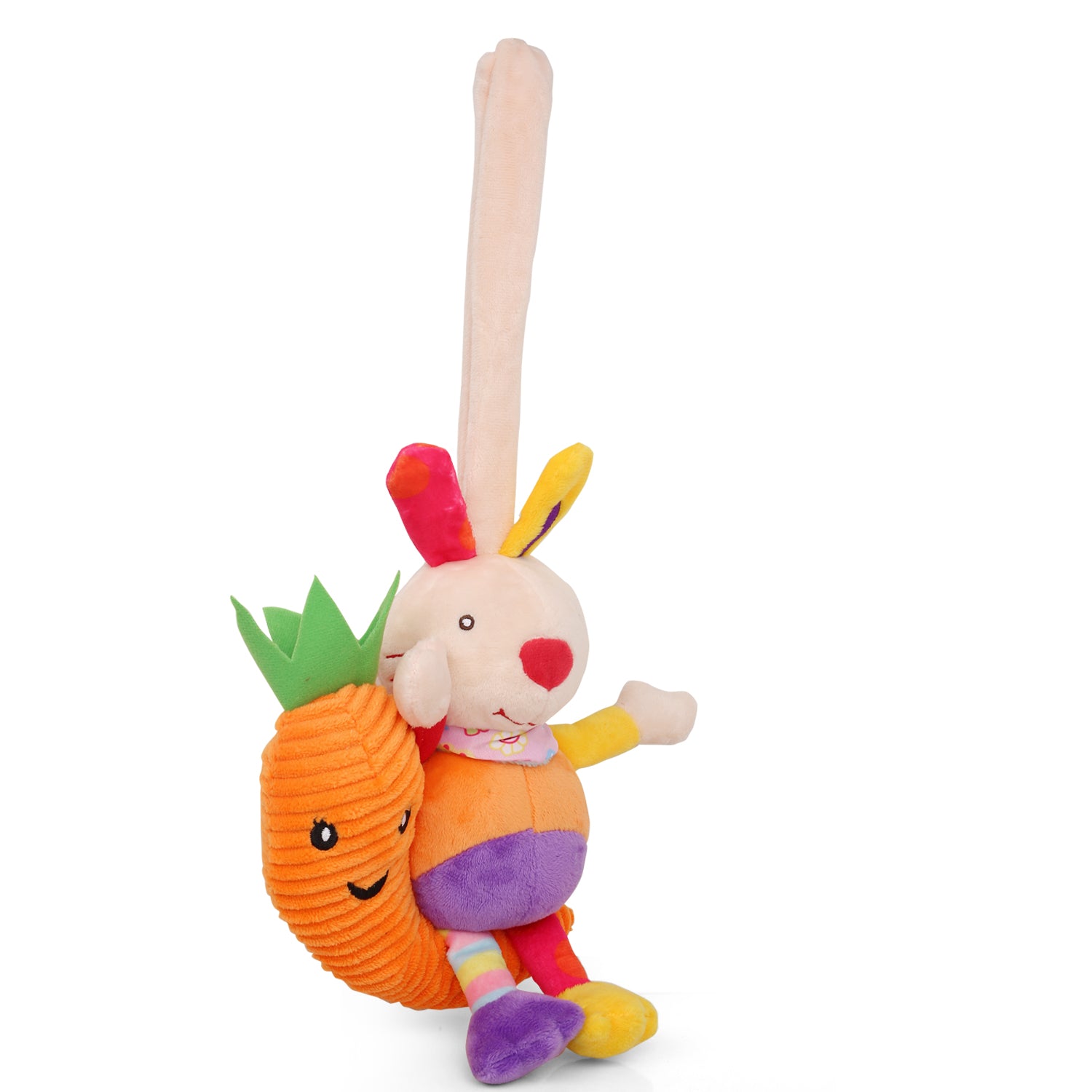 Baby Moo Rabbit Multicolour Hanging Pulling Toy