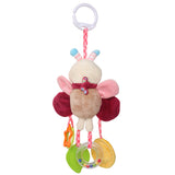 Baby Moo Butterfly Multicolour Hanging Toy With Teether