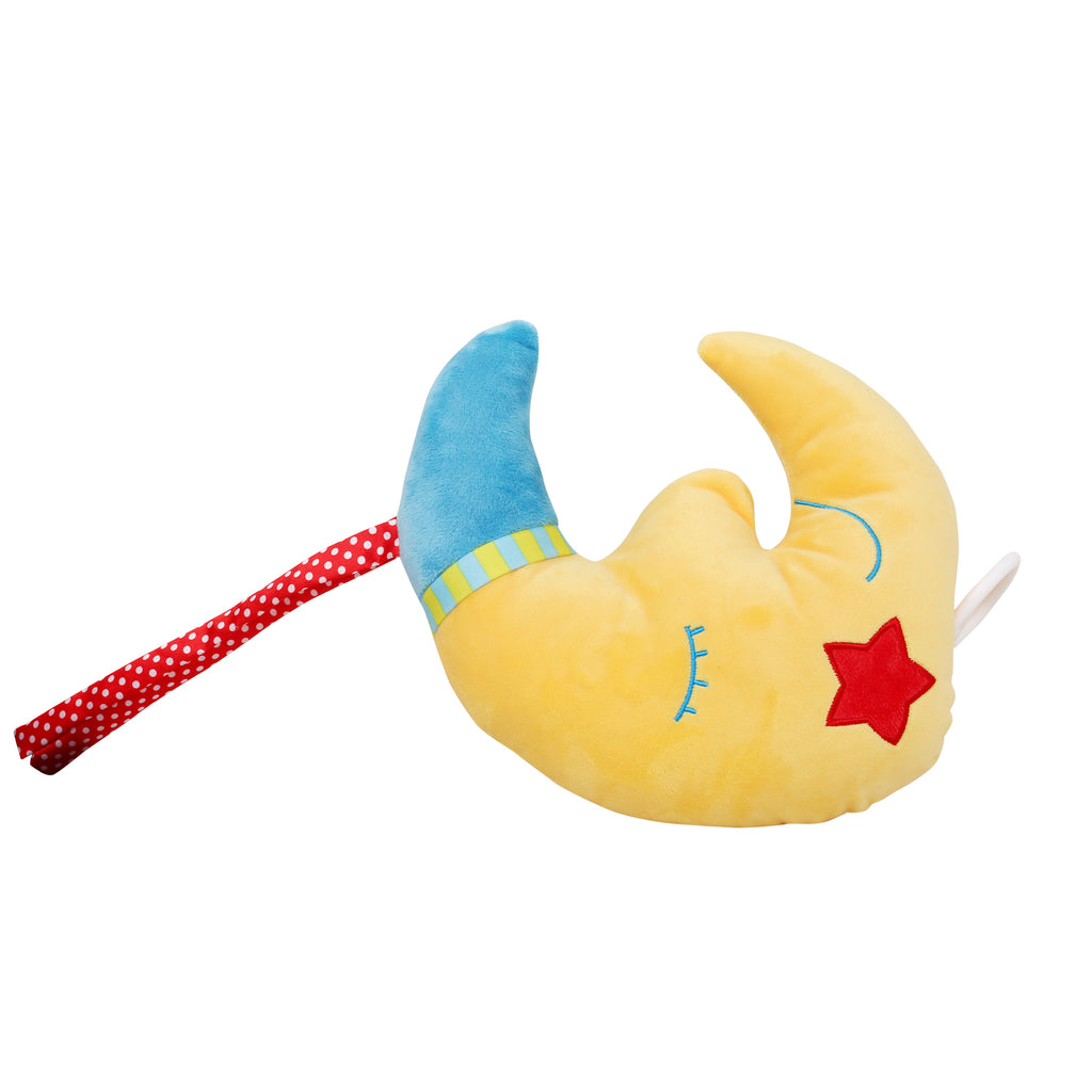 Baby Moo Moon Yellow Hanging Pulling Toy