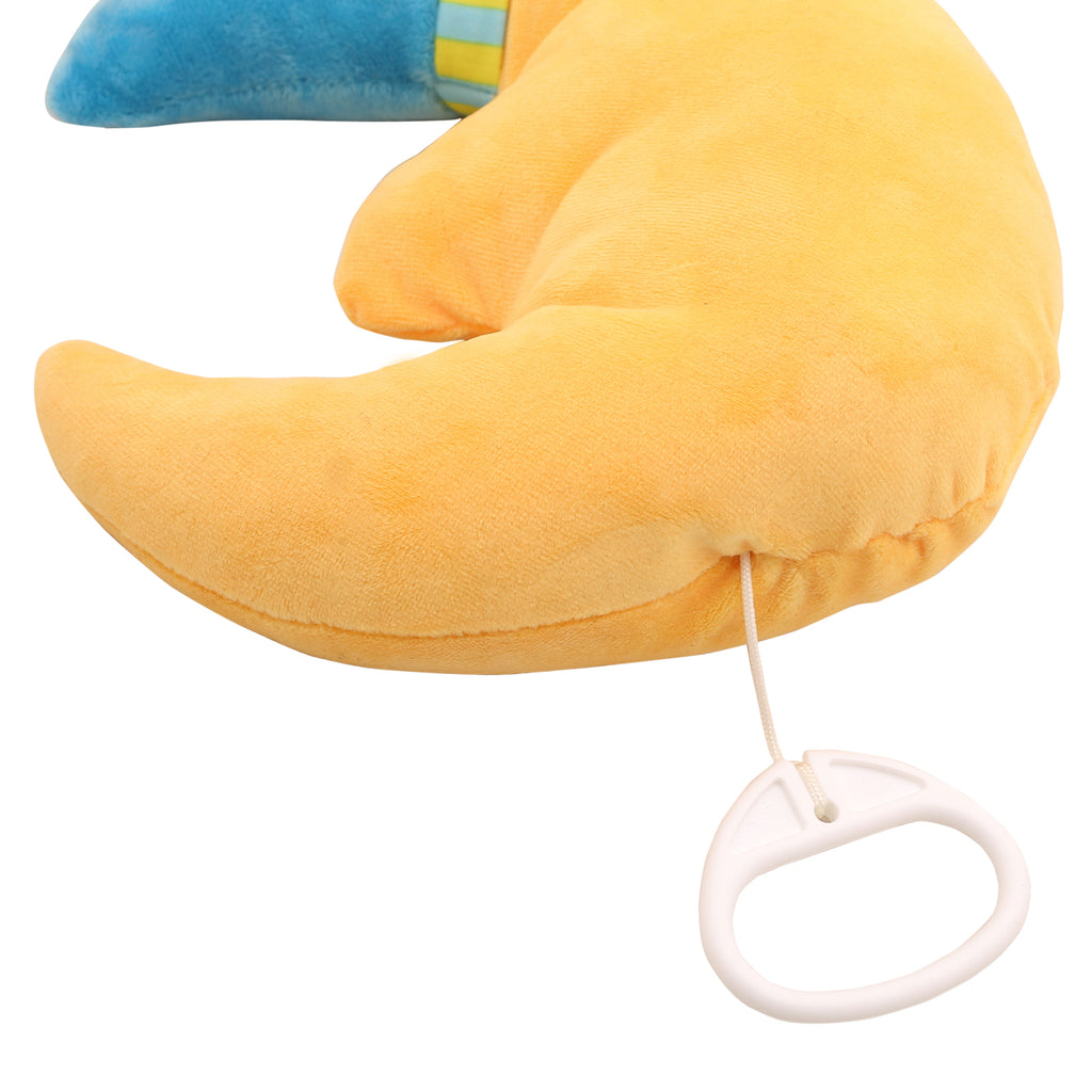 Baby Moo Moon Yellow Hanging Pulling Toy