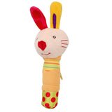 Baby Moo Big Earred Rabbit Multicolour Handheld Rattle