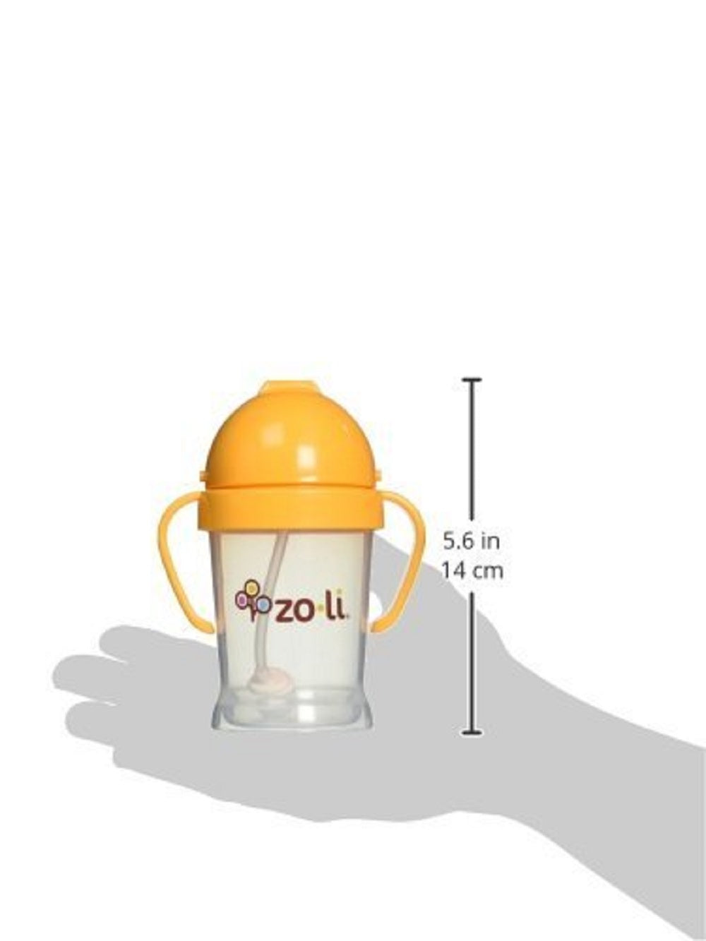ZoLi BOT Straw Sippy Cup - Orange