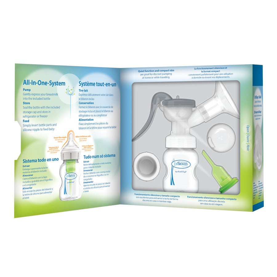 Dr. Brown's Manual Breast Pump With Silicone Shield