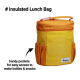 Zoli NOM NOM Insulated Lunch Bag - Orange