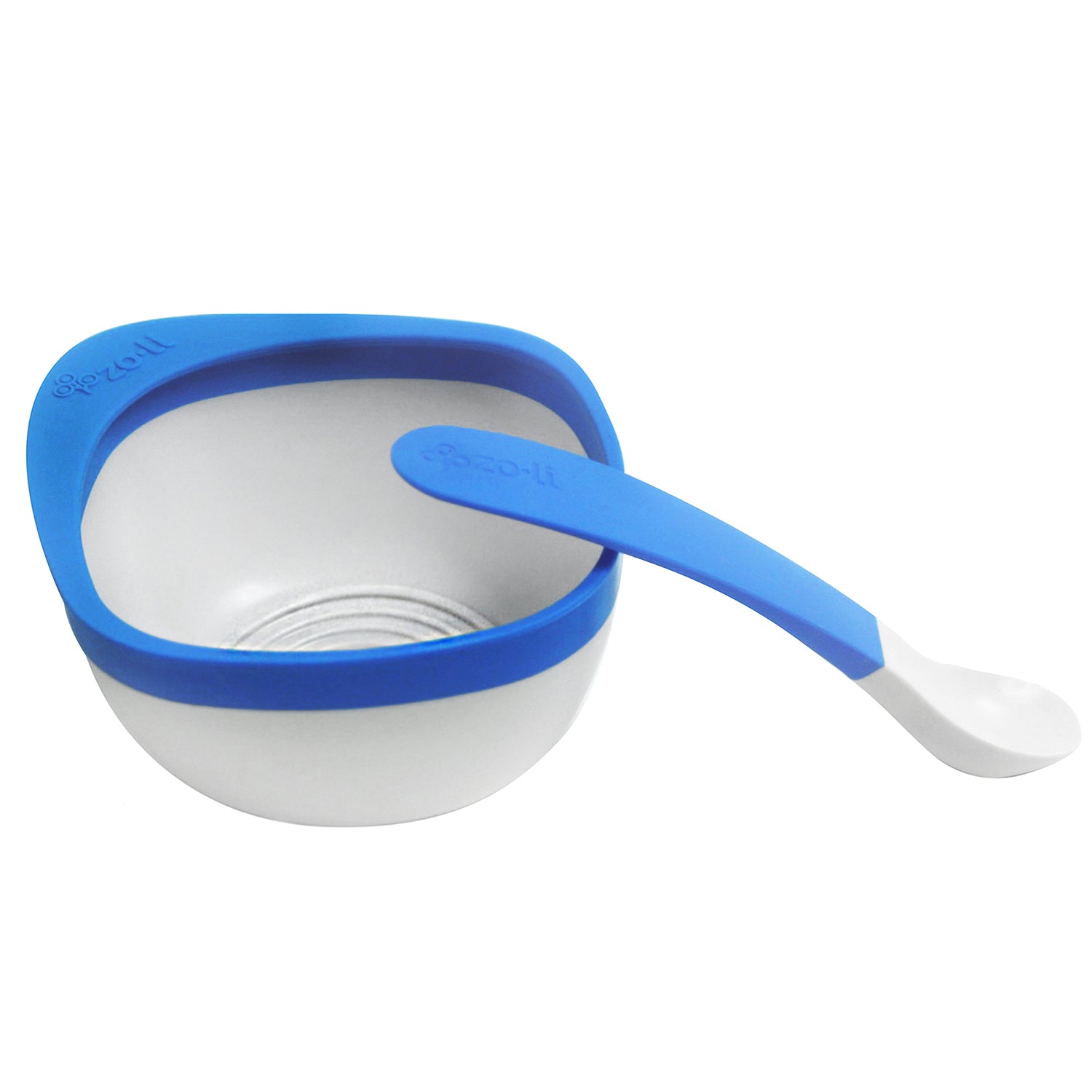 Zoli Mash Bowl and Spoon Kit - Blue