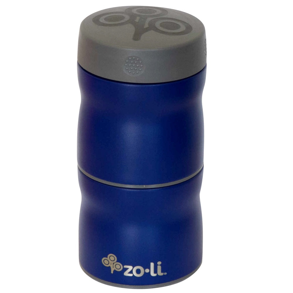 Zoli Pow This & That Stainless Steel Insulated Food Jar- Navy