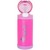 Zoli Pow Squeak Vacuum Insulated Straw Drink Bottle - Hot Pink