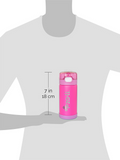 Zoli Pow Squeak Vacuum Insulated Straw Drink Bottle - Hot Pink