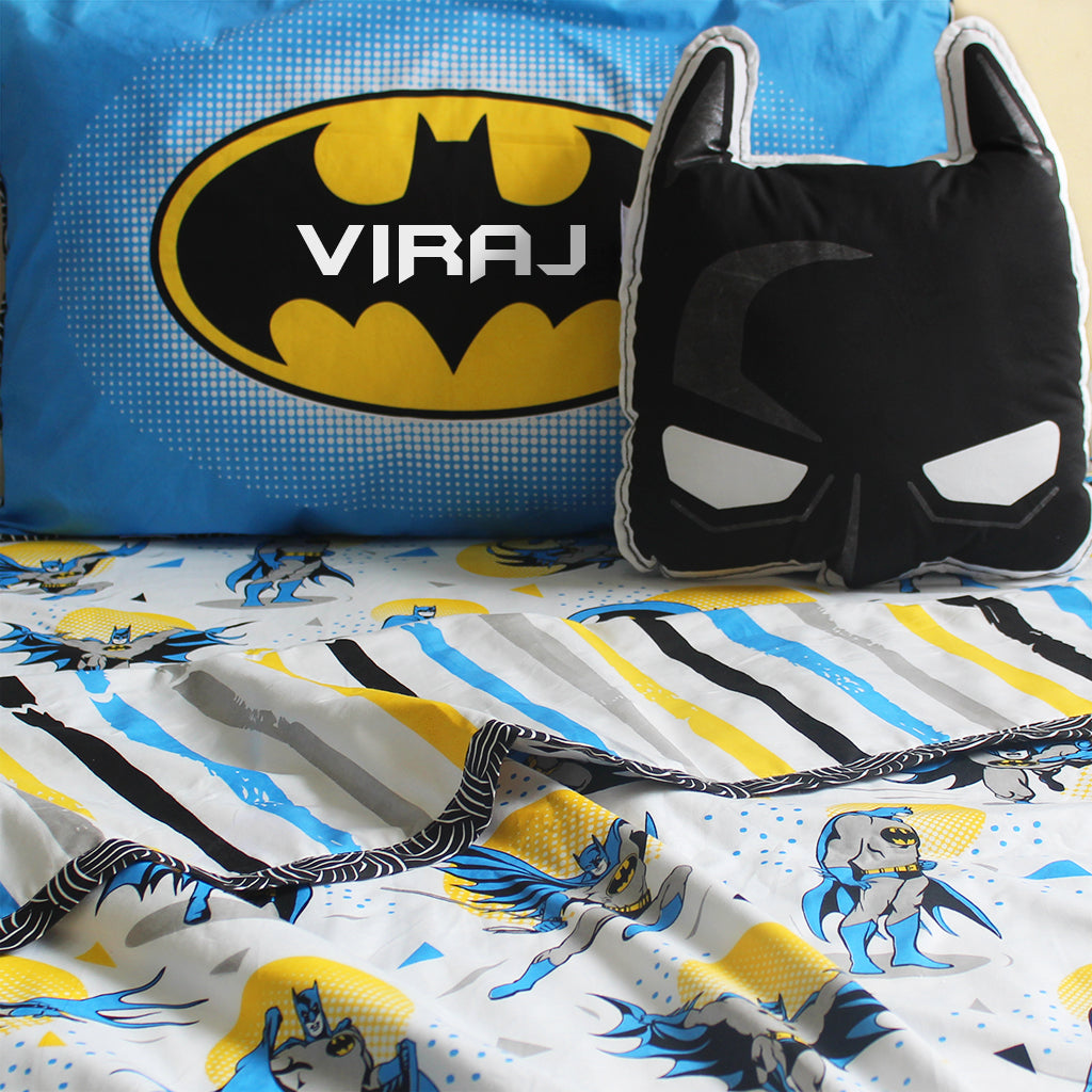 Official Warner Bros. Batman Double Bedsheet Bundle of Joy