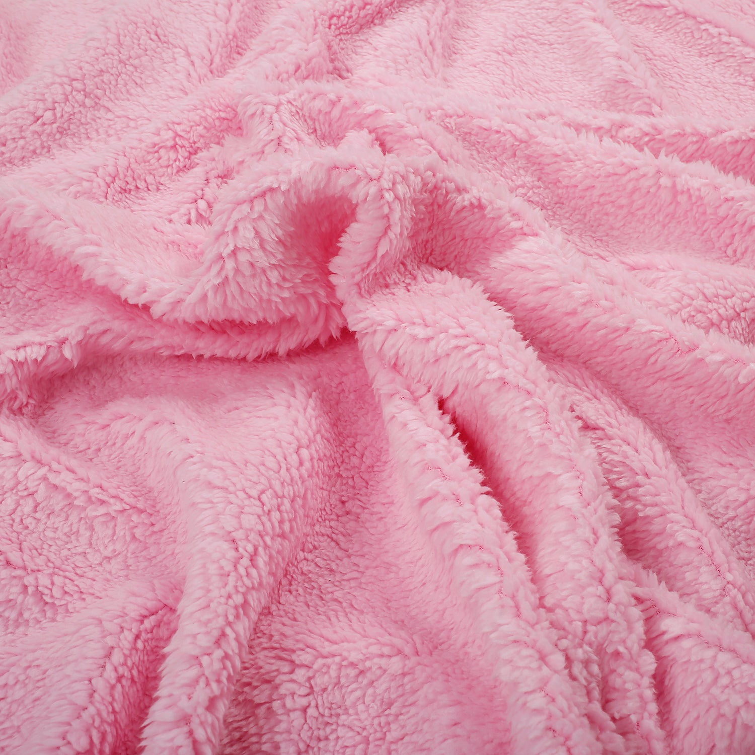 Baby Moo Unicorn & Rainbow Pink Double Sided Fur Blanket