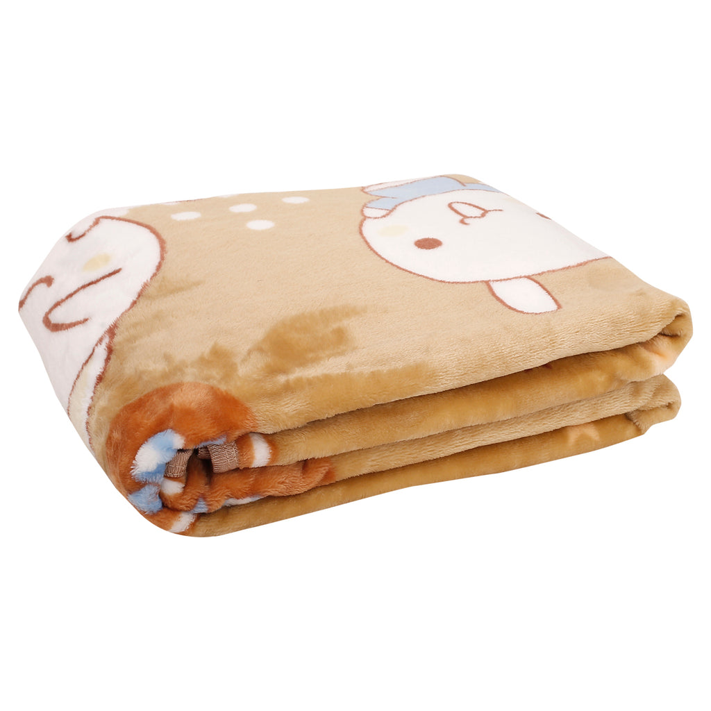 Baby Moo Funny Dream Brown Bubble Blanket