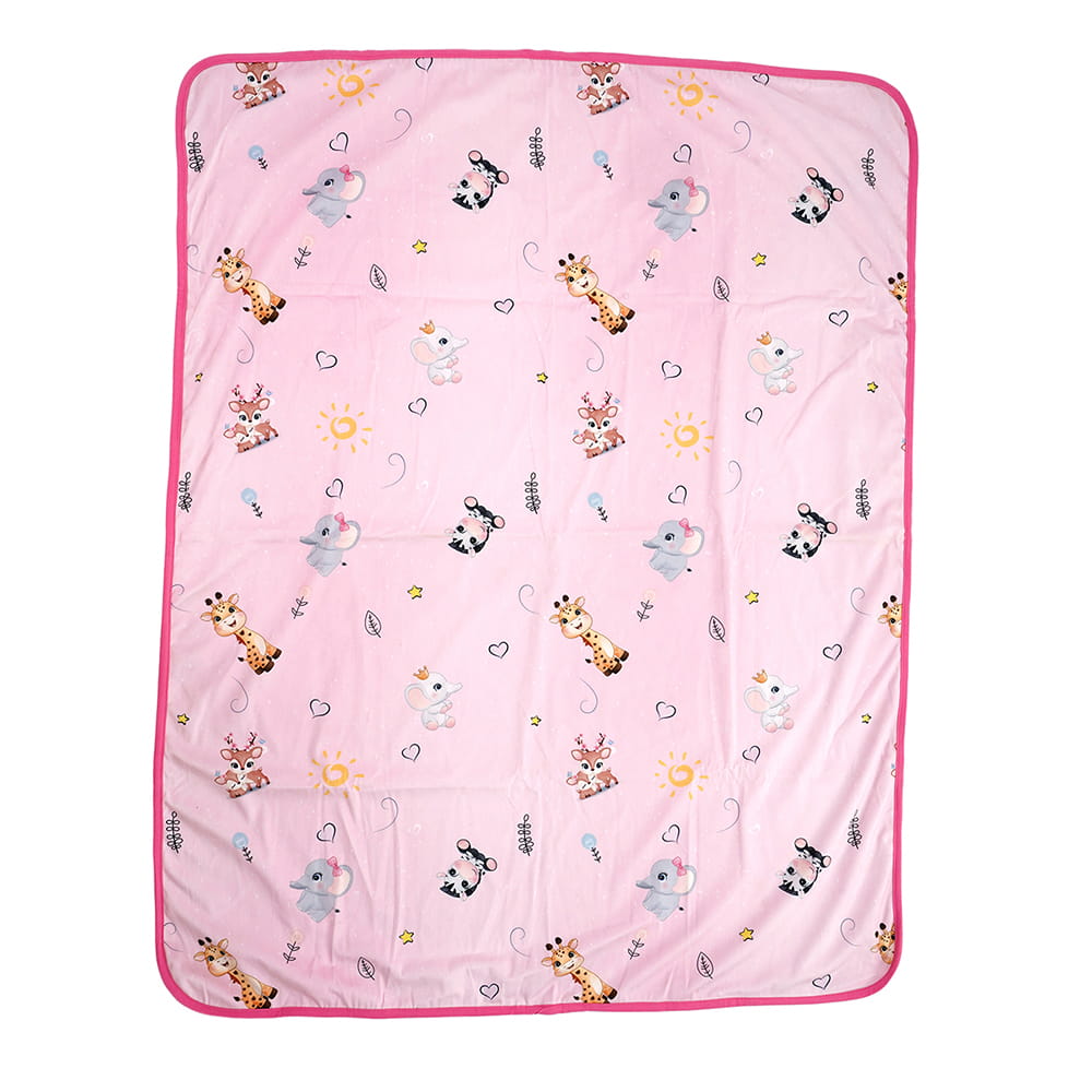 Baby Moo Animal Kingdom All Season Premium Blanket - Pink