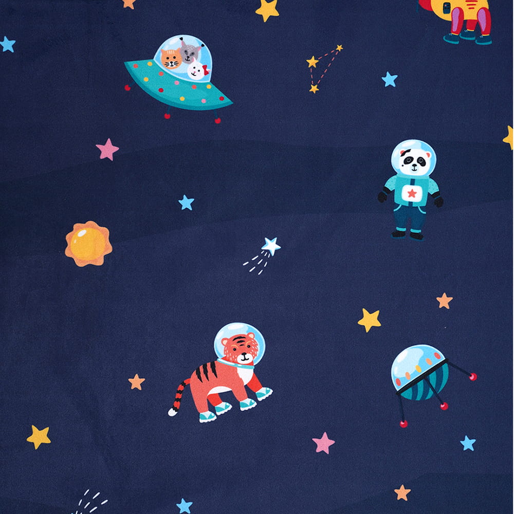 Baby Moo Space All Season Premium Blanket - Blue