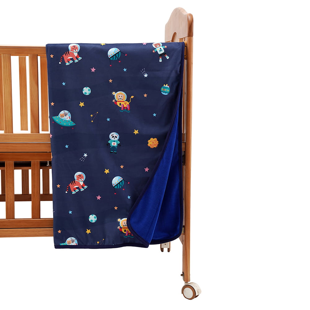 Baby Moo Space All Season Premium Blanket - Blue