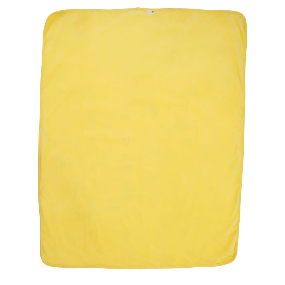 Baby Moo Zebra in Pram All Season Premium Blanket - Yellow