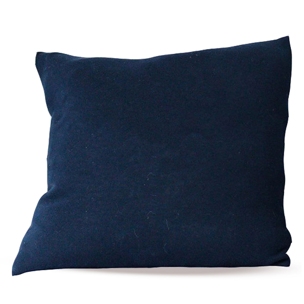 Indigo Navy Organic Knitted Personalized Cushion Cover