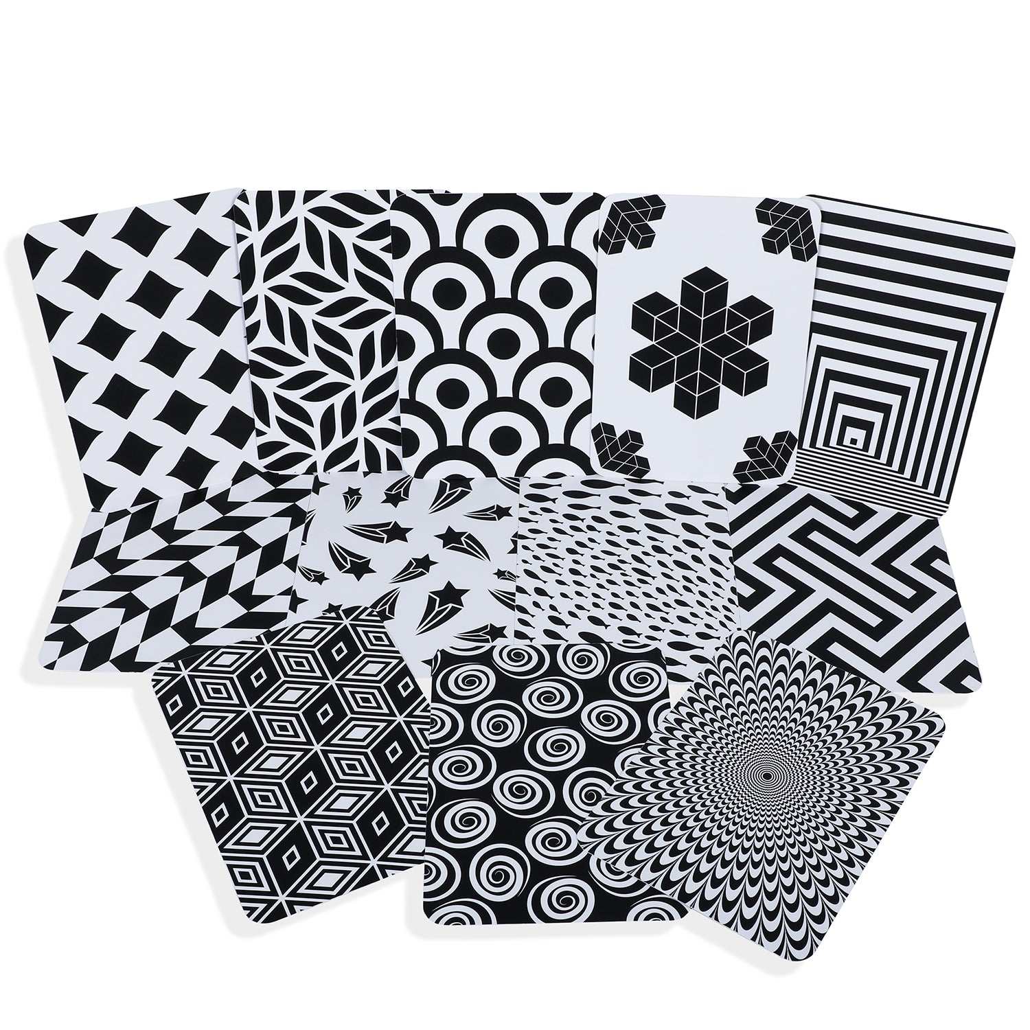 Baby Moo High Contrast Flash Cards Pack of 12 - Patterns