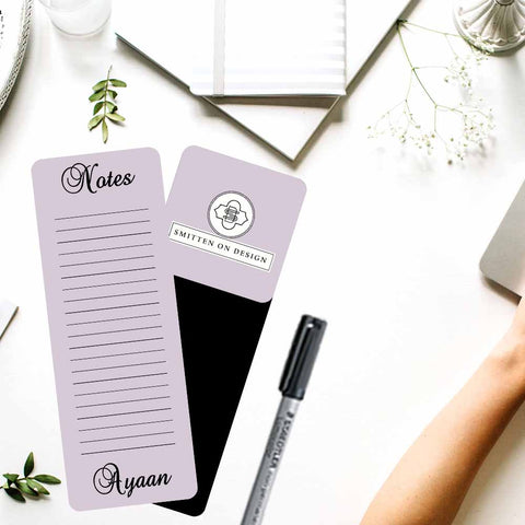 Dapperdesk Lilac Rewritable Bookmark