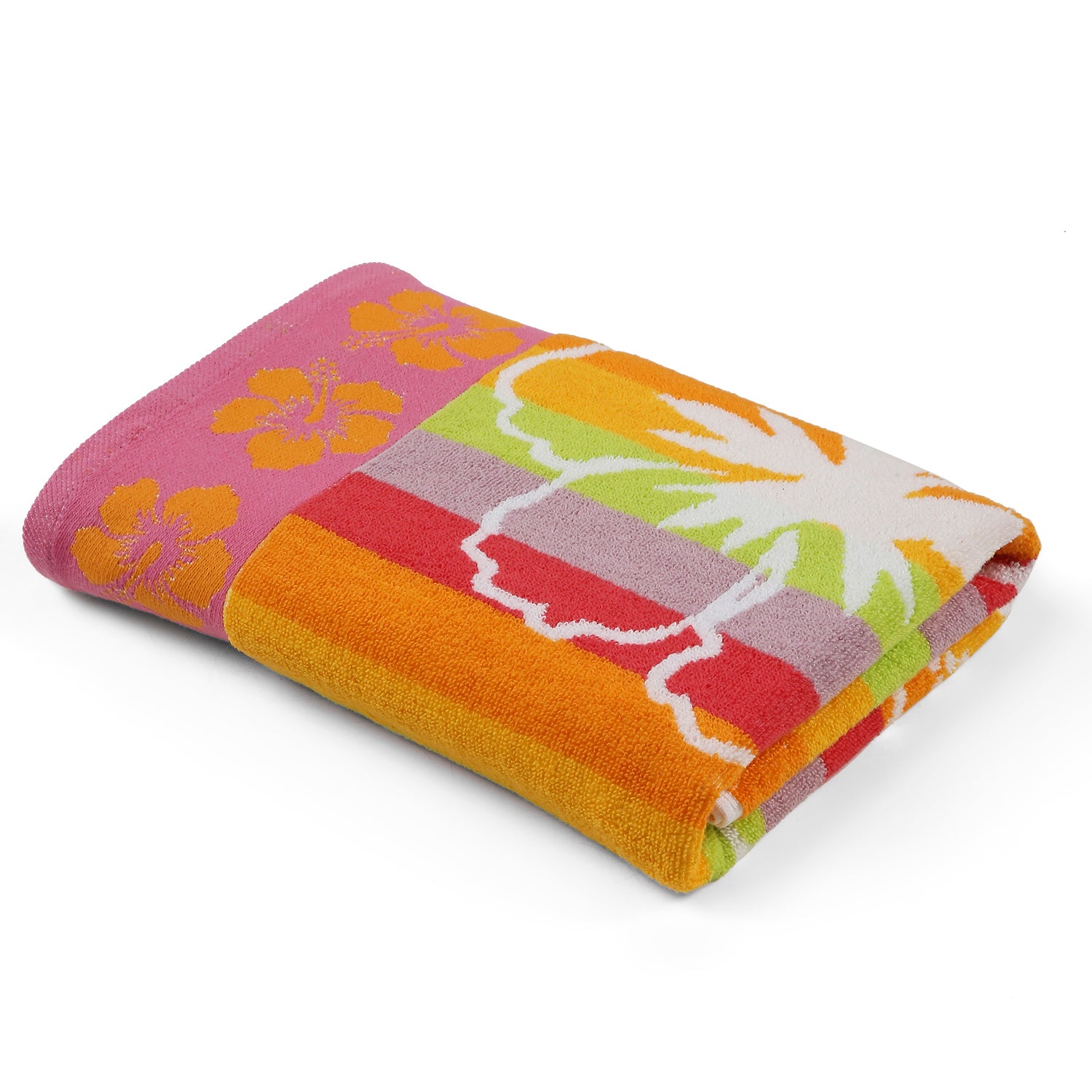 Bright Flower Terry Towel