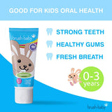 Brush Baby Applemint Toothpaste (0-3 Yrs) 50Ml Tooth Paste White Birth+ to 36M