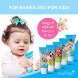 Brush Baby Applemint Toothpaste (0-3 Yrs) 50Ml Tooth Paste White Birth+ to 36M