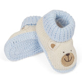 Baby Moo Cute Bear Newborn Crochet Socks Booties - Multicolour
