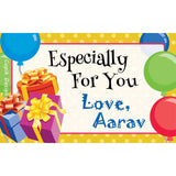 Personalised Gifts & Balloons Return Gift Labels - Set of 20