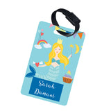Aqua Mermaid Bag Tags (set of 2)
